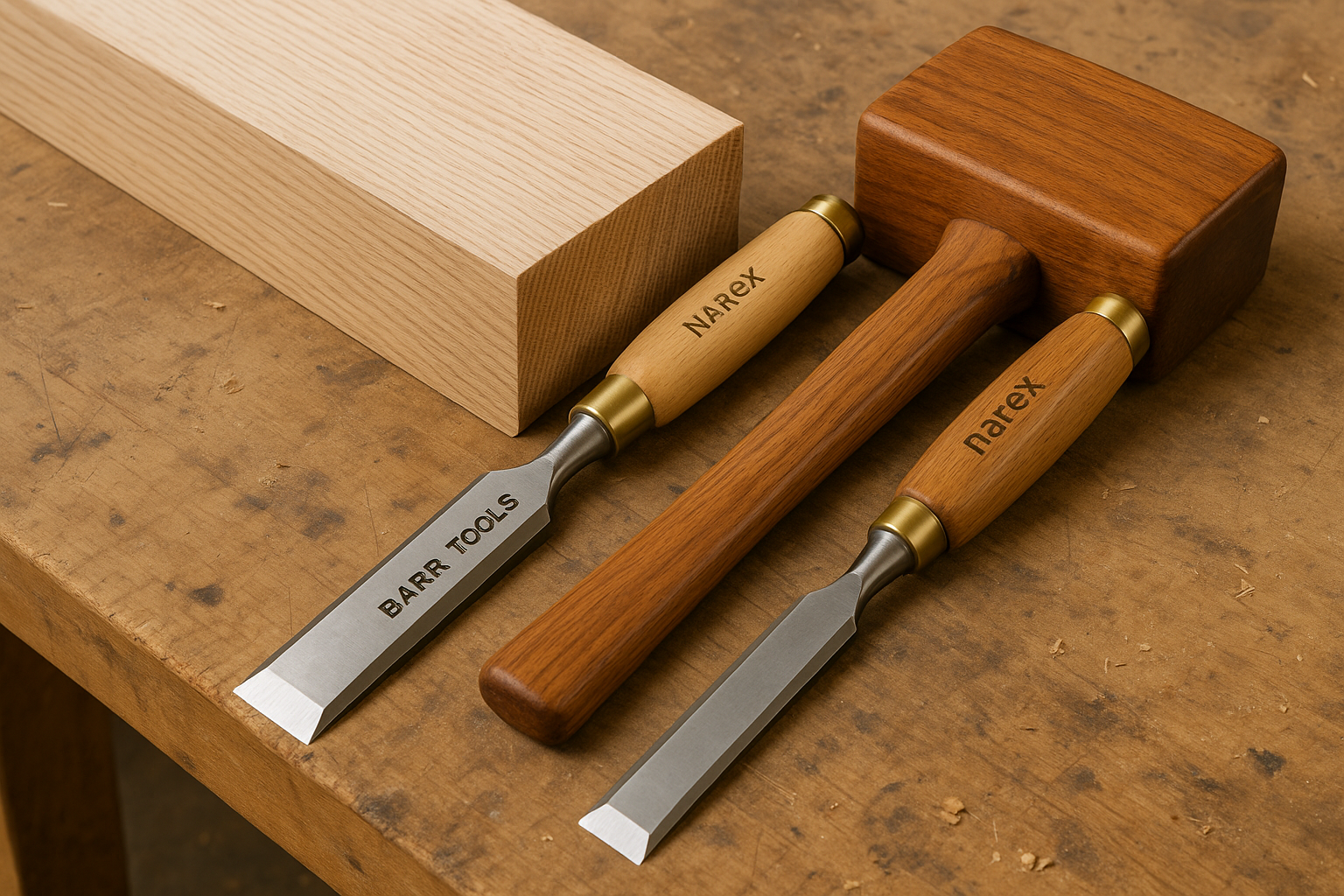 Barr vs. Narex: The Ultimate Timber Frame Chisel Showdown (Tested on Real White Oak)